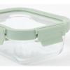 「スクエアガラス保存容器 640 ライトグリーン 1個 studio CLIP」の商品サムネイル画像4枚目