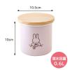 「富士ホーロー キャニスター 保存容器 琺瑯 9cm ピンク ミッフィーパステル MFPー9CN.P 1個」の商品サムネイル画像3枚目