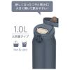 「サーモス 水筒 1L ミネラルグレー JNLーS1000 MLGY 1個」の商品サムネイル画像3枚目