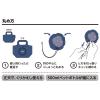 「サーモス たたまず丸めるエコバッグ 10L ネイビー RFLー010 NVY 1個」の商品サムネイル画像4枚目