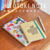「キングジム HITOTOKI ヒトトキノート コミックサイズ リンゴ  HNーCR01 1冊」の商品サムネイル画像3枚目