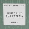 「木芯ガラスキャンドル WHITE LILY AND FREESIA LAKOLE/ラコレ」の商品サムネイル画像5枚目