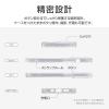 「MSソリューションズ iPhone 13 Pro 耐傷・耐衝撃ハイブリッドケース クリア LP-IP21CTHCL 1個」の商品サムネイル画像4枚目