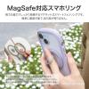 「MSソリューションズ MagSafe対応 スマホリング Ring Slim ライトブラック LN-SMRG08LBK 1個」の商品サムネイル画像2枚目