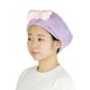 「【アウトレット】シービージャパン カラリモア　吸水ふわもこヘアターバンM　パープル  1セット（3個）」の商品サムネイル画像4枚目