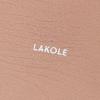 「木目ラウンドディッシュプレート(L) ブラウン 1セット（1枚×2） LAKOLE/ラコレ」の商品サムネイル画像8枚目