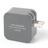 「ACアダプター1USB+1C チャコール LAKOLE/ラコレ」の商品サムネイル画像2枚目