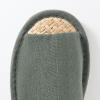 「SALE 無印良品 マライ草スリッパ 前あき Ｌ ２５〜２６．５ｃｍ用 グリーン 良品計画」の商品サムネイル画像6枚目