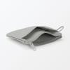 「無印良品 リンクルナイロン フラットポーチ グレー Ｓ 約１３．６×１０ｃｍ 良品計画」の商品サムネイル画像3枚目