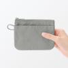 「無印良品 リンクルナイロン フラットポーチ グレー Ｓ 約１３．６×１０ｃｍ 良品計画」の商品サムネイル画像5枚目