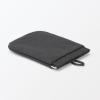 「無印良品 リンクルナイロン 片手で開くフラットポーチ ダークグレー Ｓ 約１２．５×１０．３ｃｍ 良品計画」の商品サムネイル画像3枚目