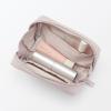 「無印良品 リンクルナイロン 大きく開くポーチ ピンク Ｍ 約１５×９×４．５ｃｍ 良品計画」の商品サムネイル画像5枚目