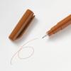 「無印良品 水性サインペン 細字 くりいろ 1セット（1本×2） 良品計画」の商品サムネイル画像3枚目
