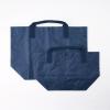 「無印良品 ポリプロピレンシートミニトートバッグ ネイビー 約幅４５×高さ２６×マチ幅１９ｃｍ 良品計画」の商品サムネイル画像6枚目