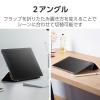 「iPad 10.2インチ 第9/8/7世代 ケース レザー 手帳型 2アングル ブラック TB-A19RWVBKN エレコム 1個」の商品サムネイル画像6枚目