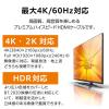 「HDMI ケーブル 1.5m プレミアムハイスピード 4K 60Hz ブラック DH-HDPS14E15BK2 エレコム 1個」の商品サムネイル画像4枚目