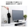 「クリーニングブラシ収納ケース テレビ裏 スタンド VESA穴取付対応 ブラック AVD-TVBRC01BK エレコム 1個」の商品サムネイル画像3枚目