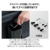 「クリーニングブラシ収納ケース テレビ裏 スタンド VESA穴取付対応 ブラック AVD-TVBRC01BK エレコム 1個」の商品サムネイル画像4枚目