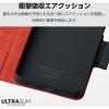 「【アウトレット】motorola moto g24 ケース レザー 手帳型 衝撃吸収 超軽量 ブラック PM-R241PLFUBK エレコム 1個」の商品サムネイル画像5枚目