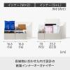 「【アウトレット】吉川国工業所 持ち運びができる収納ボックス インナーオーガナイザーM付き グレー MBー01_Gy 1個」の商品サムネイル画像6枚目