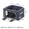 「不二貿易 窓付＆積み重ね収納ボックス 22L BL 63513 1個」の商品サムネイル画像9枚目