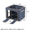 「不二貿易 窓付＆積み重ね収納ボックス 72L BL 63521 1個」の商品サムネイル画像9枚目