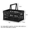 「不二貿易 折りたたみコンテナM BK(86446) 69004 1個」の商品サムネイル画像2枚目
