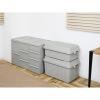 「吉川国工業所 クロゼット・システム 引出し(M)3個組 AGy CS-D2*3P_AGy 1セット」の商品サムネイル画像7枚目