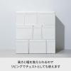 「吉川国工業所 組み合わせて使える収納ケース ワイドM3個組 AW MOS-03L*3P_AW 1セット」の商品サムネイル画像9枚目