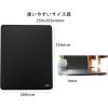 「【アウトレット】FSC ガラスマウスパッド　滑り止め付き　＜グレー＞ HKWーMOUSEPADーGY 1枚」の商品サムネイル画像5枚目