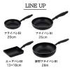 「ベストコ 卵焼き フライパン 13×18cm IH ガス火対応 ブラック NQー0364 1個」の商品サムネイル画像6枚目