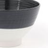 「ツヤツヤ塗分け汁椀2 ブラック 1セット（1個×2） LAKOLE/ラコレ」の商品サムネイル画像4枚目