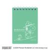「日本ノート リングメモ レインガード スヌーピー A7 7mm40枚 Lグリーン SWP59LG 1冊」の商品サムネイル画像2枚目