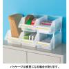 「アスクル 組み合わせ収納ボックス クリア L 1セット(4個:4個入×1袋) オリジナル」の商品サムネイル画像2枚目