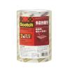 「スリーエム ジャパン スコッチ(R)透明梱包用テープ中軽量物用3巻パック 313-3PN 1セット(12巻:3巻入×4パック)」の商品サムネイル画像2枚目