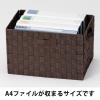 「【収納バスケット】　折りたたみ収納バスケット　ワイド　深型　ERA-01　1個 オリジナル」の商品サムネイル画像5枚目
