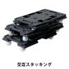 「現場のチカラ Matakul マルチスタッキング平台車 樹脂板部に使用済みクリアホルダーからつくった再生材50%配合 1台 オリジナル」の商品サムネイル画像6枚目