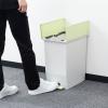 「リス 抗菌 バイオ 棚下で使えるペダルダストボックス45L ニーナグリーン GGYA309 1台 オリジナル」の商品サムネイル画像5枚目