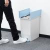 「リス 抗菌 バイオ 棚下で使えるペダルダストボックス45L ニーナブルー GGYA310 1台 オリジナル」の商品サムネイル画像5枚目