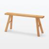 「無印良品 木製ベンチ 大 ラバーウッド材 100×30×44cm 良品計画」の商品サムネイル画像3枚目