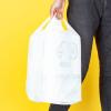 「アスクル レジ袋 乳白 中厚手 No.60 1箱(1000枚:100枚入×10袋) オリジナル」の商品サムネイル画像5枚目