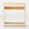 「無印良品 パイン材デスクワゴン 幅24×奥行55×高さ57.5cm 良品計画」の商品サムネイル画像3枚目