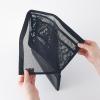 「無印良品 ナイロンメッシュバッグインバッグ A4サイズ用 タテ型 黒 良品計画」の商品サムネイル画像2枚目
