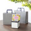 「アスクルカタログリサイクル紙手さげ袋「Come bag/カムバッグ」平紐 260×230×120mm 1セット(100枚:50枚入×2袋) オリジナル」の商品サムネイル画像4枚目
