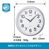 「ノア精密 MAG掛時計 マグマル W-759 SM-Z 1個」の商品サムネイル画像2枚目