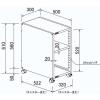 「市場 スチールCPUワゴン HXM-183848WH 1台」の商品サムネイル画像4枚目