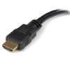 「StarTech.com HDMI - DVI-D変換ケーブル 20cm オス/メス HDDVIMF8IN 1個」の商品サムネイル画像2枚目