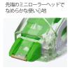「プラス 修正テープ ホワイパースライド 本体 幅5mm×10m グリーン 緑 2個 43216」の商品サムネイル画像7枚目