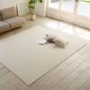「無印良品 洗いざらしの綿キルティングラグ こたつ下敷兼用 ２０５×２４５ｃｍ ライトベージュ  良品計画」の商品サムネイル画像4枚目
