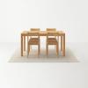 「無印良品 洗いざらしの綿キルティングラグ こたつ下敷兼用 ２０５×２４５ｃｍ ライトベージュ  良品計画」の商品サムネイル画像6枚目
